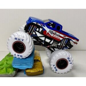 Custom Monster Jam Bigfoot Stars & Stripes Anniversary BKT Tires 1:64 Truck
